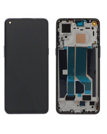 LCD and Touch Screen with Grey Frame for Oneplus Nord 2 DN2101 DN2103 TFT Quality