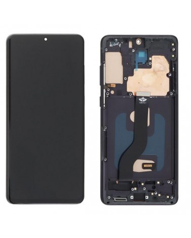 LCD e ecrã tátil com moldura preta para Samsung Galaxy S20 Plus G986 TFT de qualidade