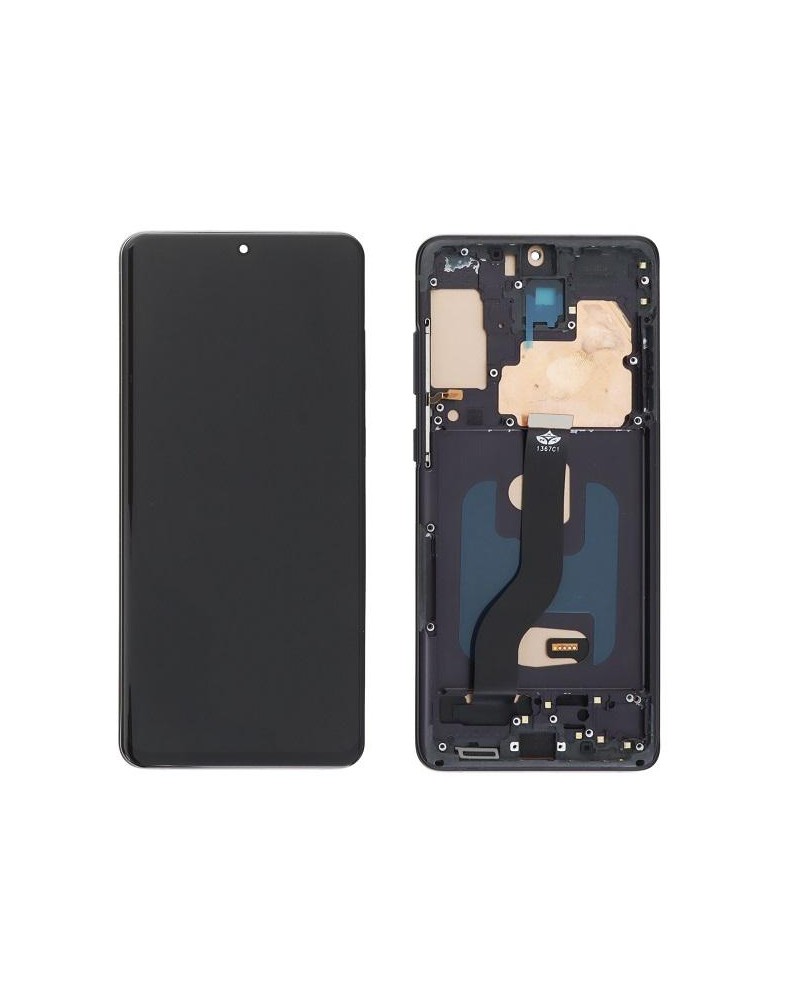 Pantalla LCD Y Táctil Con Marco Negro para Samsung Galaxy S20 Plus G986   Calidad TFT  