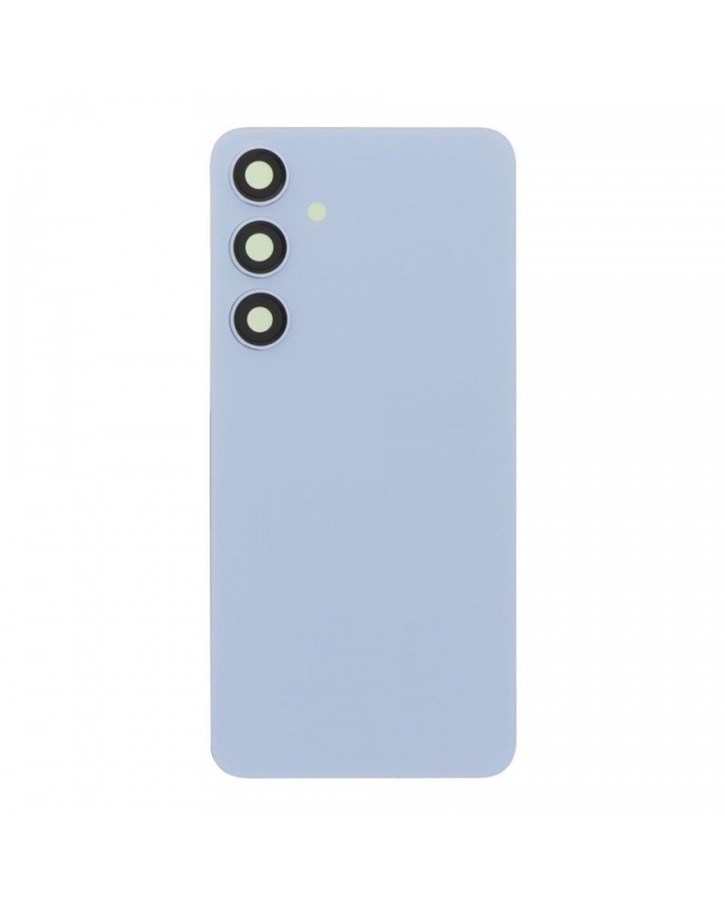 Capa traseira e lente de câmara para Samsung Galaxy S24 Plus S926 S926B - Azul