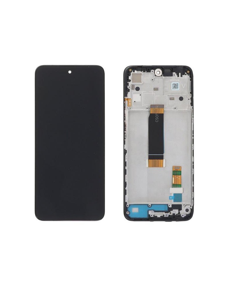 Pantalla LCD y Tactil con Marco para Xiaomi Poco M6 Pro 5G 23076PC4BI   MZB0EPRIN - Alta Calidad