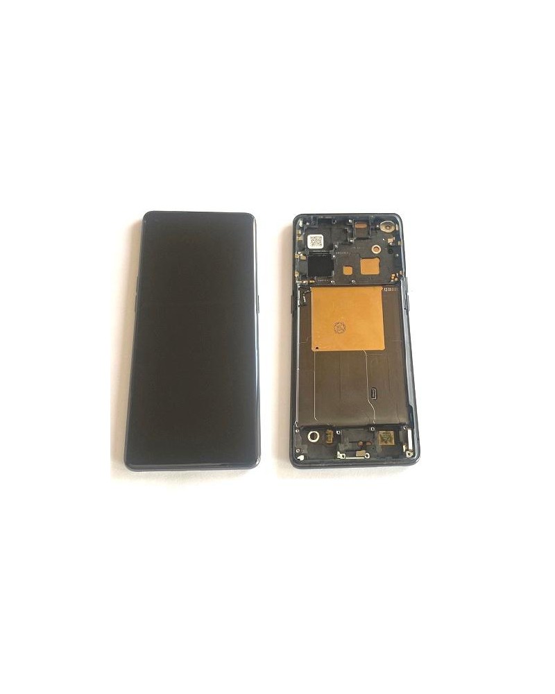 Pantalla LCD y Tactil con Marco Negro para Oppo Find X5 CPH2307 - Alta Calidad