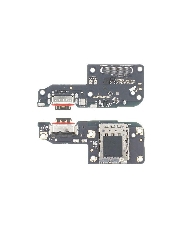 Conector de carregamento flexível para Xiaomi Poco F5 23049PCD8G 23049PCD8I - Alta qualidade