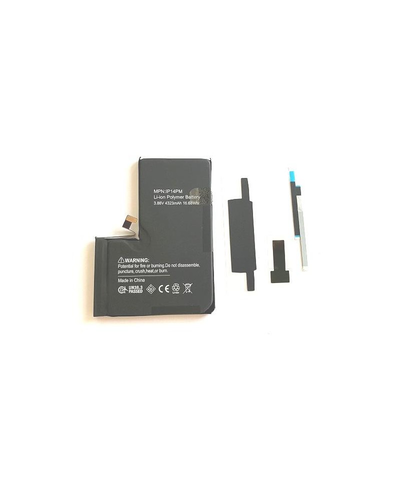 Bateria para IPhone 14 Pro Max 4323 mah 3200 mAh FÁCIL INSTALAÇÃO sem solda ou programação