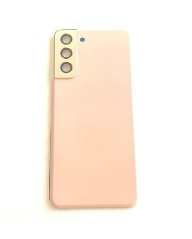 Capa traseira e lente da câmara para Samsung Galaxy S21 5G G991 - Rosa