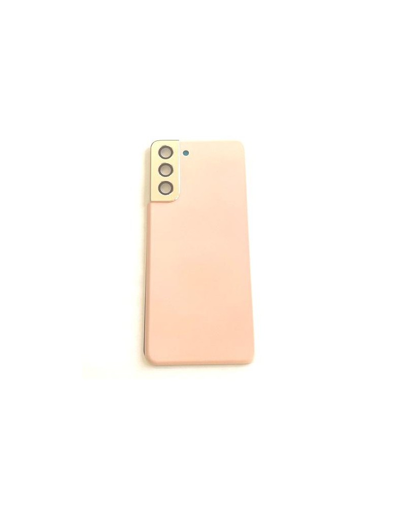 Capa traseira e lente da câmara para Samsung Galaxy S21 5G G991 - Rosa