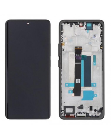 LCD e ecrã tátil com moldura preta para Xiaomi Redmi Redmi Note 13 Pro Plus 5G 23090RA98C 23090RA98G 23090RA98I - Alta qualidade