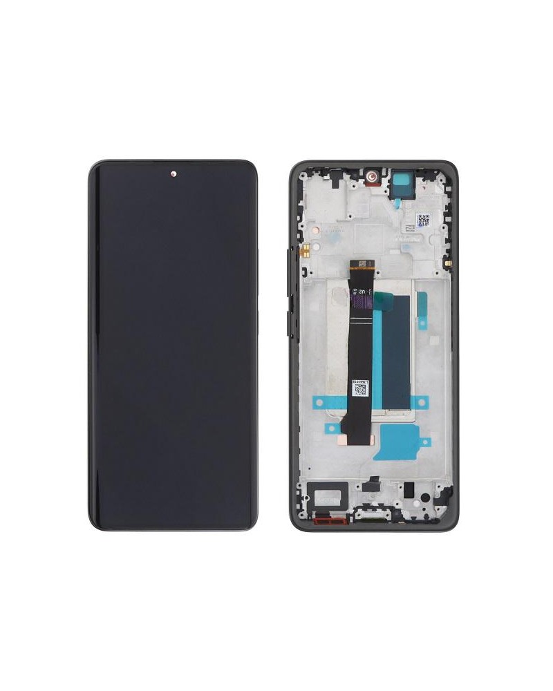 LCD e ecrã tátil com moldura preta para Xiaomi Redmi Redmi Note 13 Pro Plus 5G 23090RA98C 23090RA98G 23090RA98I - Alta qualidade