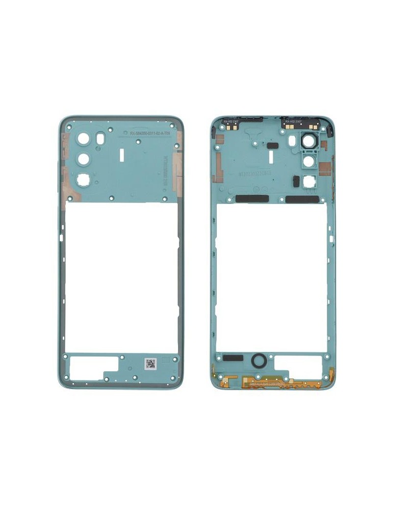 Central Frame for Motorola Moto G62 5G XT2223-1 - Green