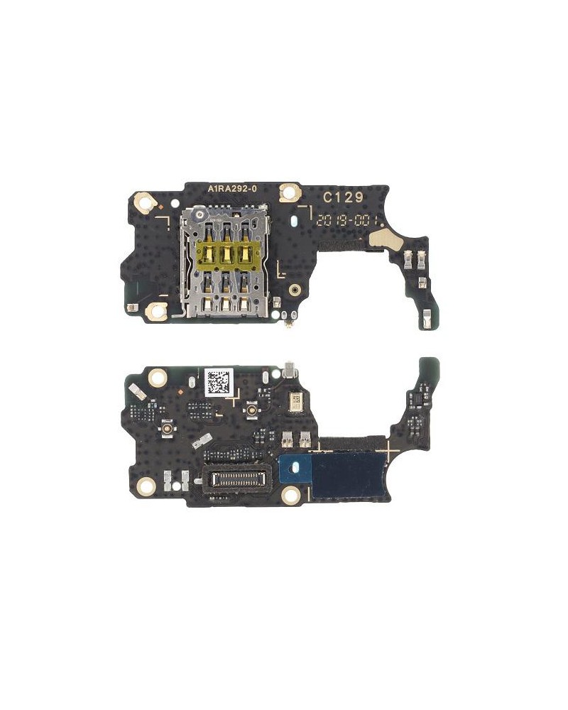 Placa de leitura do Sim e microfone para Realme X50 Pro 5G RMX2075 RMX2071 RMX2076 RMX2071 RMX2076