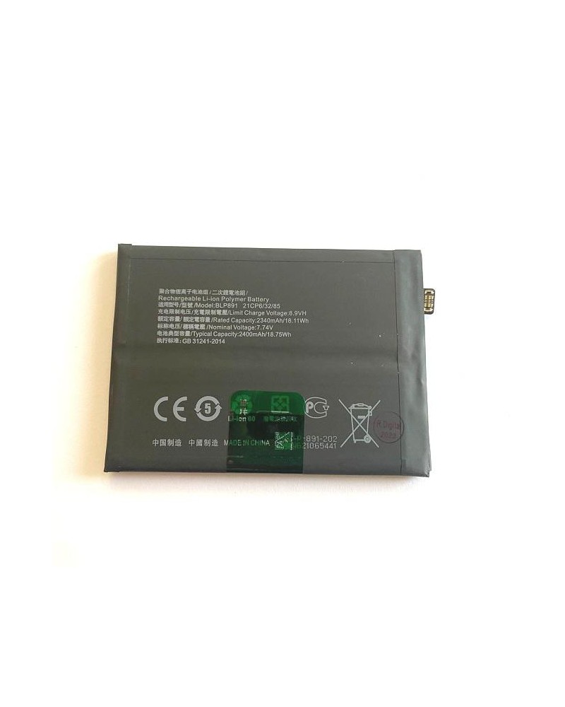 Bateria BLP891 para Oppo Find X5 CPH2307 De 4800mAh 