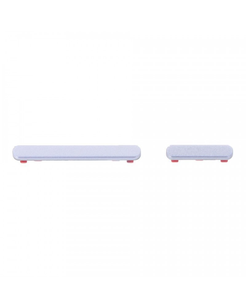 Volume and Power Button Set for Xiaomi Redmi Note 13 Pro 5G 2312DRA50C 2312CRAD3C - Purple Lilac