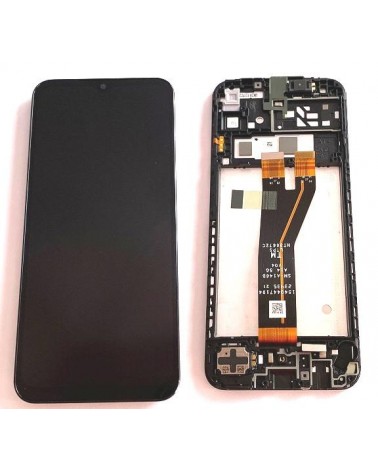 LCD e ecrã tátil com moldura para Samsung Galaxy A14 4G A145 A145F A145F Service Pack