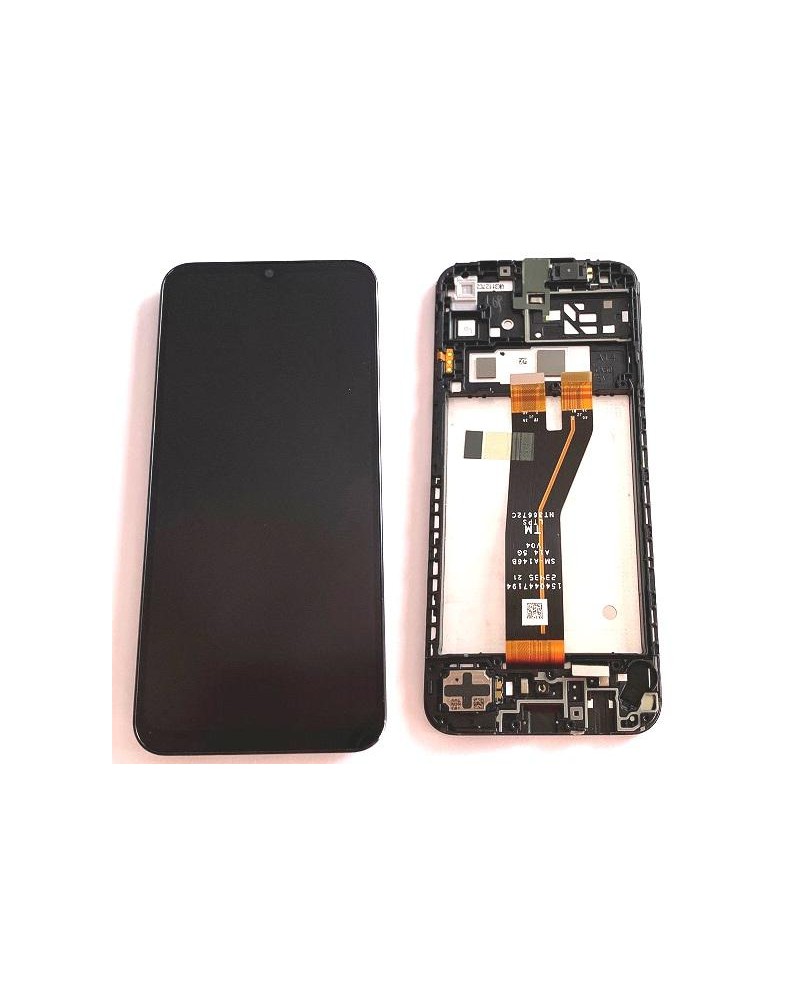 LCD e ecrã tátil com moldura para Samsung Galaxy A14 4G A145 A145F A145F Service Pack