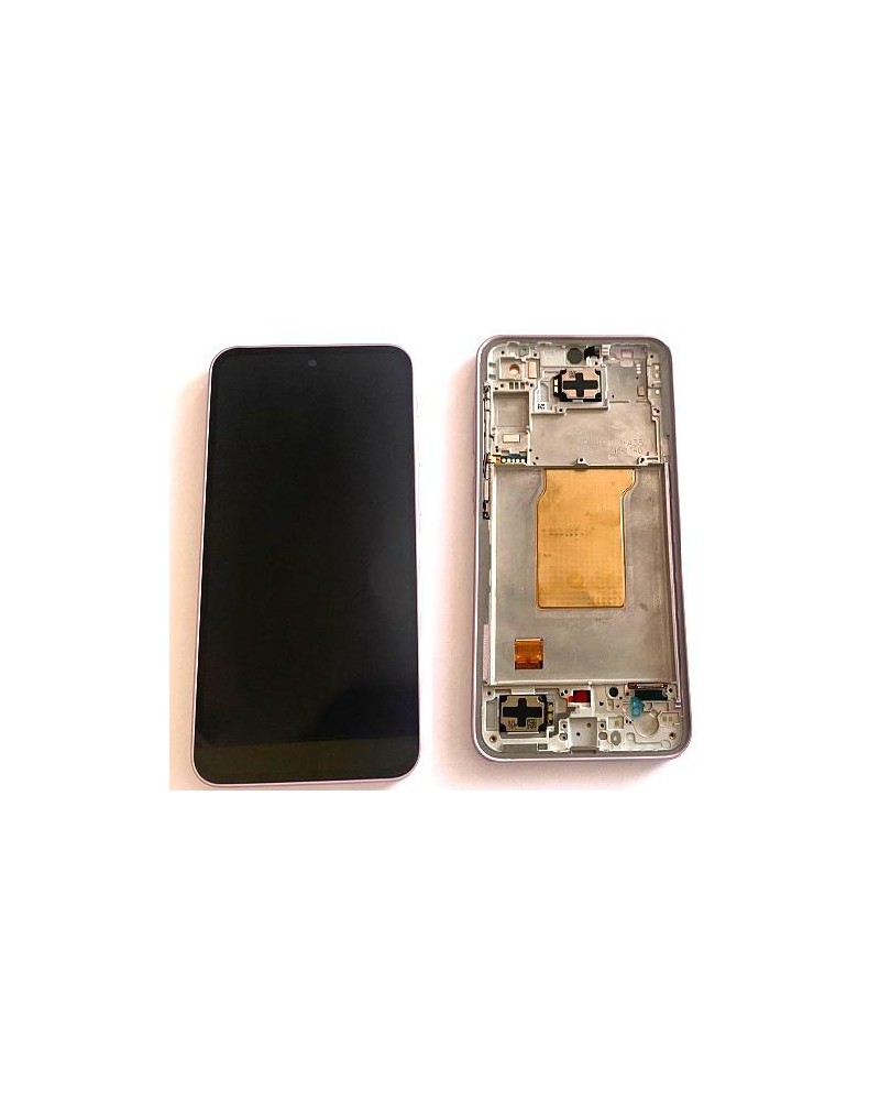 LCD and Touch screen with Lilac frame for Samsung Galaxy A35 5G A356 A356B A356B Service Pack GH82-34221C