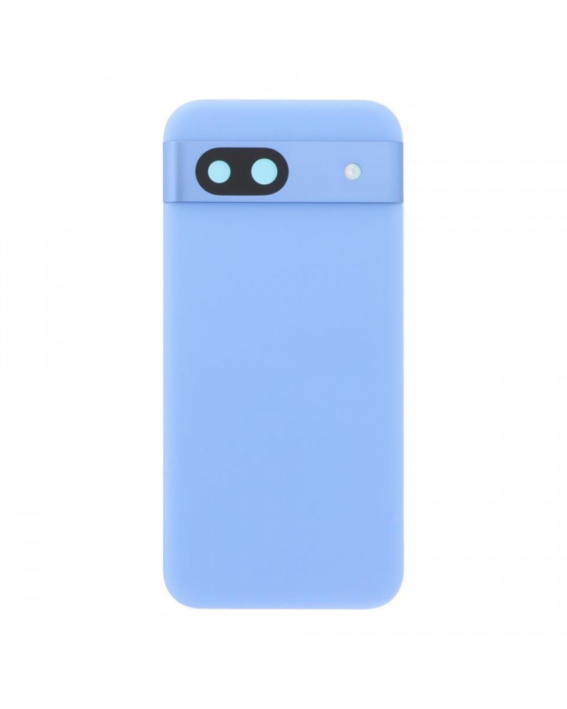 Tapa Trasera y Lente de Camara para Google Pixel 8a GKV4X  G6GPR  G8HHN  G576D - Azul