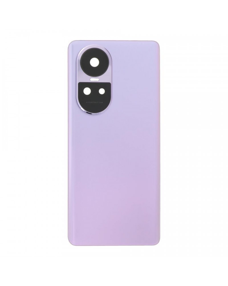 Tapa Trasera de Bateria y Lente de Camara para Oppo Reno 10 Pro CPH2525 - Lila