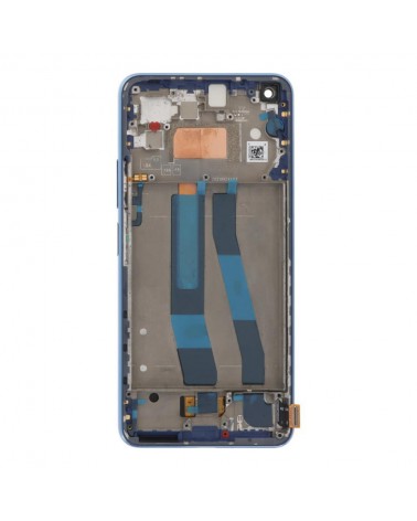 LCD e ecrã tátil com moldura azul para Xiaomi Mi 11 Lite 4G M2101K9AG Qualidade TFT