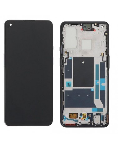 Pantalla LCD y Tactil con Marco Negro para Oneplus 9 Version Internacional LE2113  LE2111  LE2110  LE2117  LE2115 - Calidad TFT