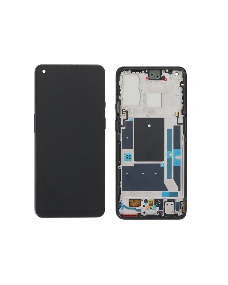 LCD e ecrã tátil com moldura preta para Oneplus 9 Versão internacional LE2113 LE2111 LE2110 LE2117 LE2115 - Qualidade TFT