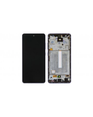 Pantalla LCD y Tactil con Marco Negro para Samsung Galaxy A52 4G A525 A525F   Calidad Incell  