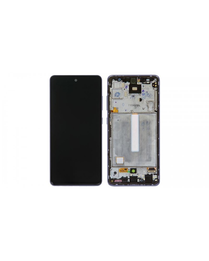 Pantalla LCD y Tactil con Marco Negro para Samsung Galaxy A52 4G A525 A525F   Calidad Incell  