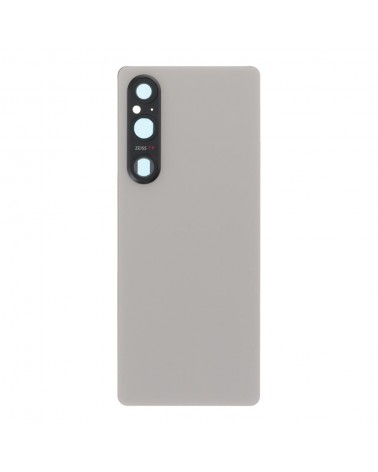 Tapa Trasera y Lente de Camara para Sony Xperia 1 V Q-DQ54   XQ-DQ54 - Plata