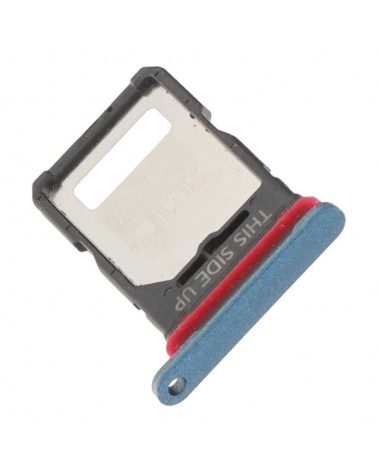 Suporte para cartão SIM para Motorola Moto Edge 50 Fusion XT2429-2 - Azul escuro