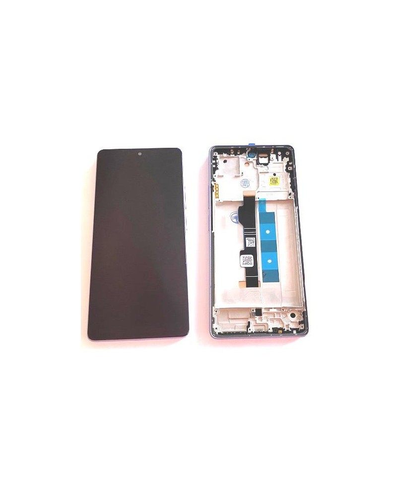 LCD and Touch screen with Lilac frame for Xiaomi Redmi Note 13 Pro 4G Xiaomi Poco M6 Pro 4G TFT quality