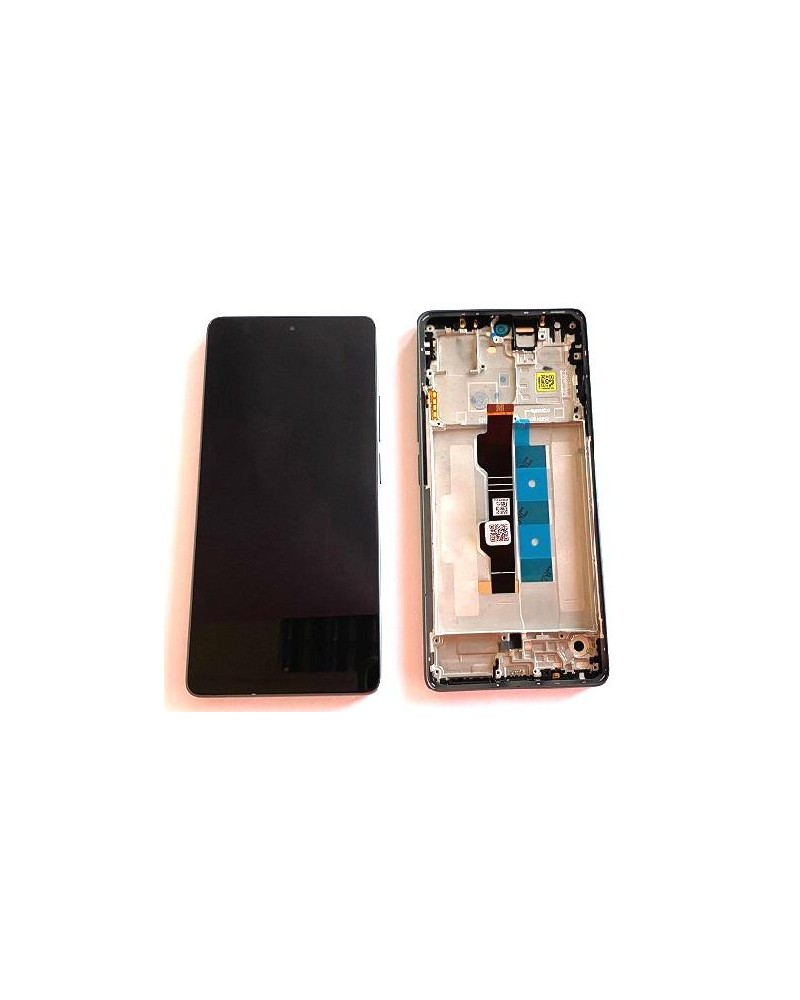 LCD and Touch Screen with Green Frame for Xiaomi Redmi Redmi Note 13 Pro 4G Xiaomi Poco M6 Pro 4G - High Quality