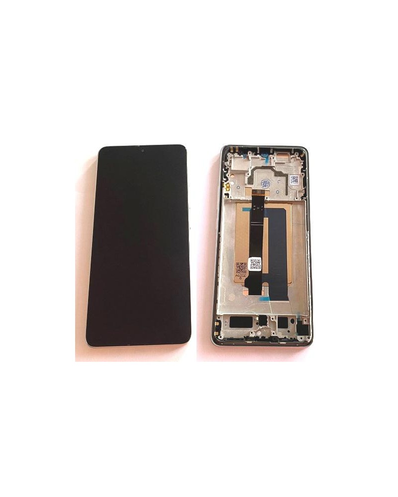 LCD and Touch Screen with Silver Frame for Xiaomi Poco X6 Pro 2311DRK48G 2311DRK48I - High Quality