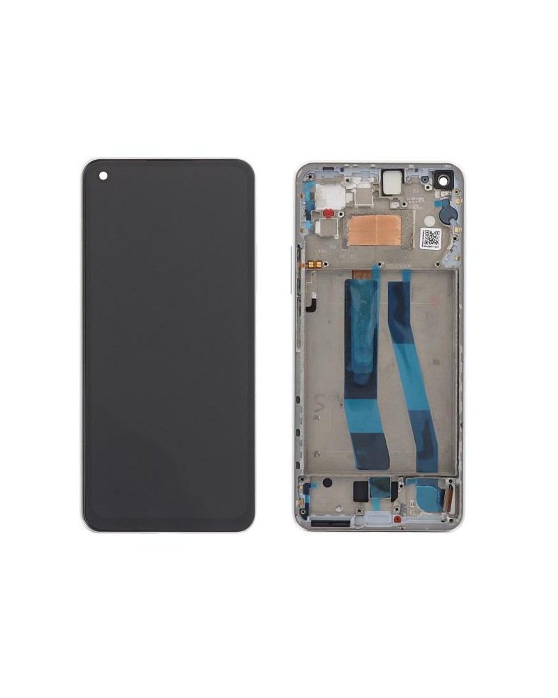 LCD and Touch screen with silver frame for Xiaomi Mi 11 Lite 5G NE 2109119DG 2107119DC 2109119DI TFT quality