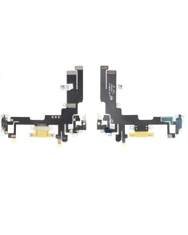 Flex Conector de Carga para Iphone 14 OEM - Amarillo