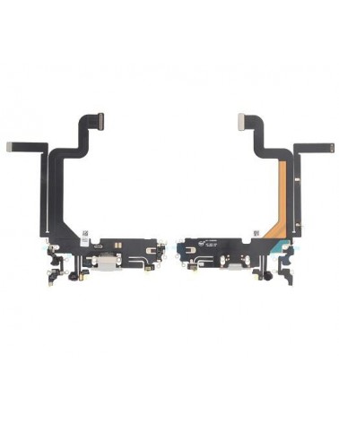 Flex Conector de Carga para Iphone 14 Pro Max Blanco - OEM