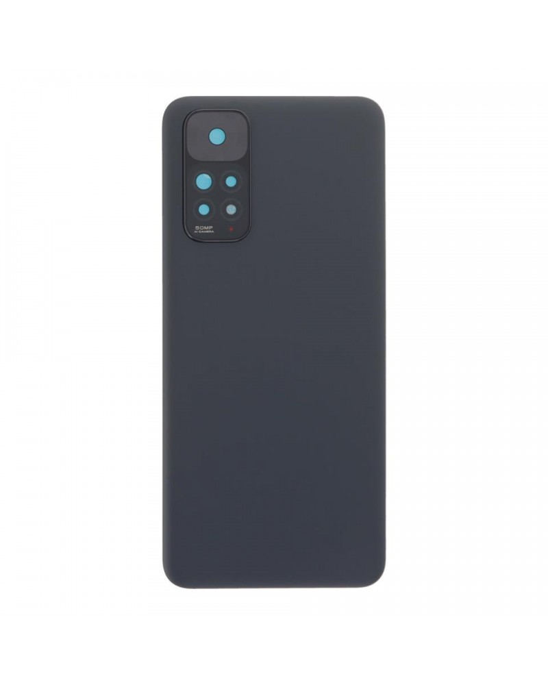 Rear Cover and Camera Lens For Xiaomi Redmi Note 11 4G 2201117TY - Black