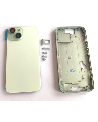 Centre Chassis and Back Cover for Iphone 15 - Green