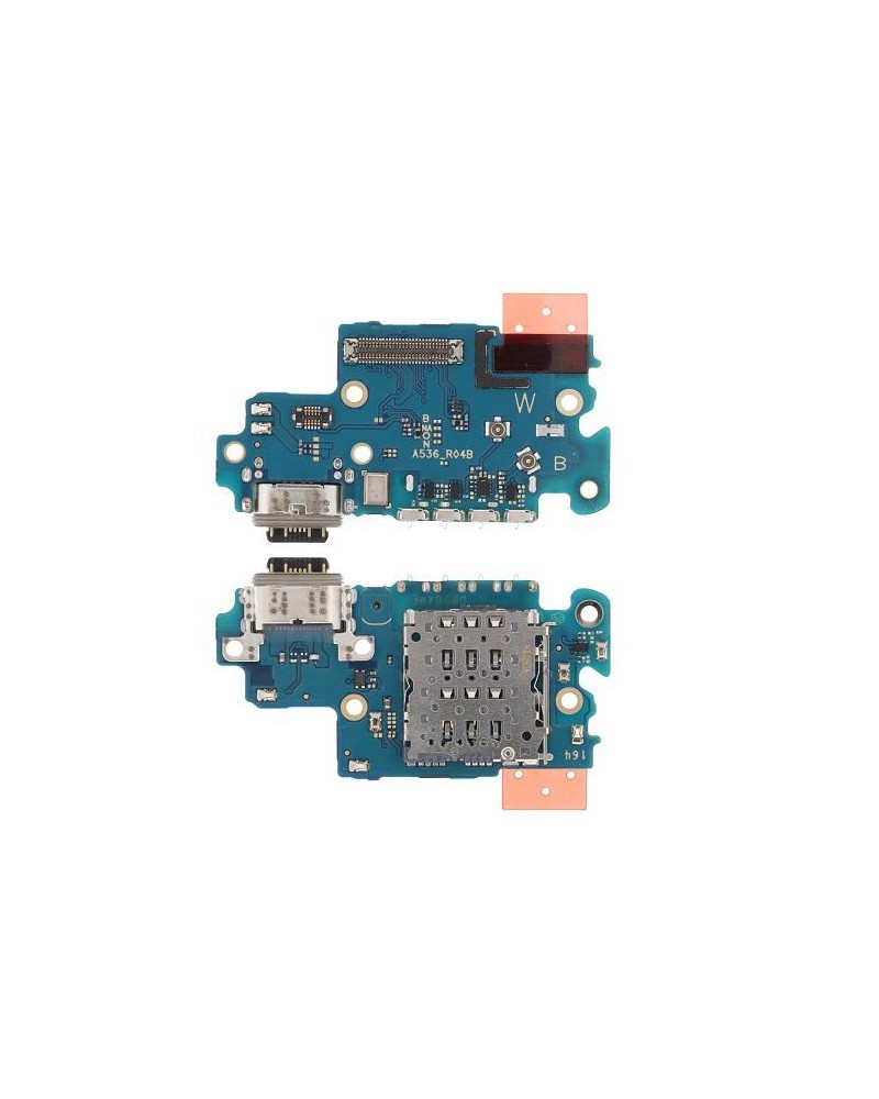 Conector de carregamento flexível para Samsung Galaxy A53 5G A536 A536B - Compatível