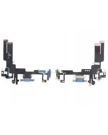 Conector de carregamento flexível para Iphone 14 Azul - Compatível