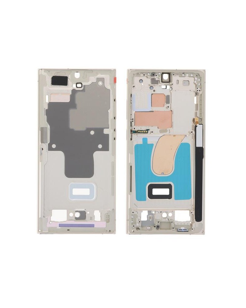 Centre Frame for Samsung Galaxy S23 Ultra S918 S918B - Cream