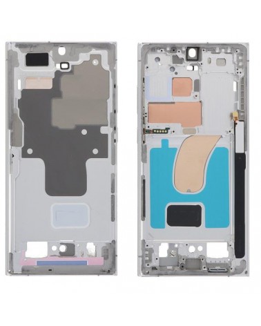 Centre Frame for Samsung Galaxy S23 Ultra S918 S918B - Silver