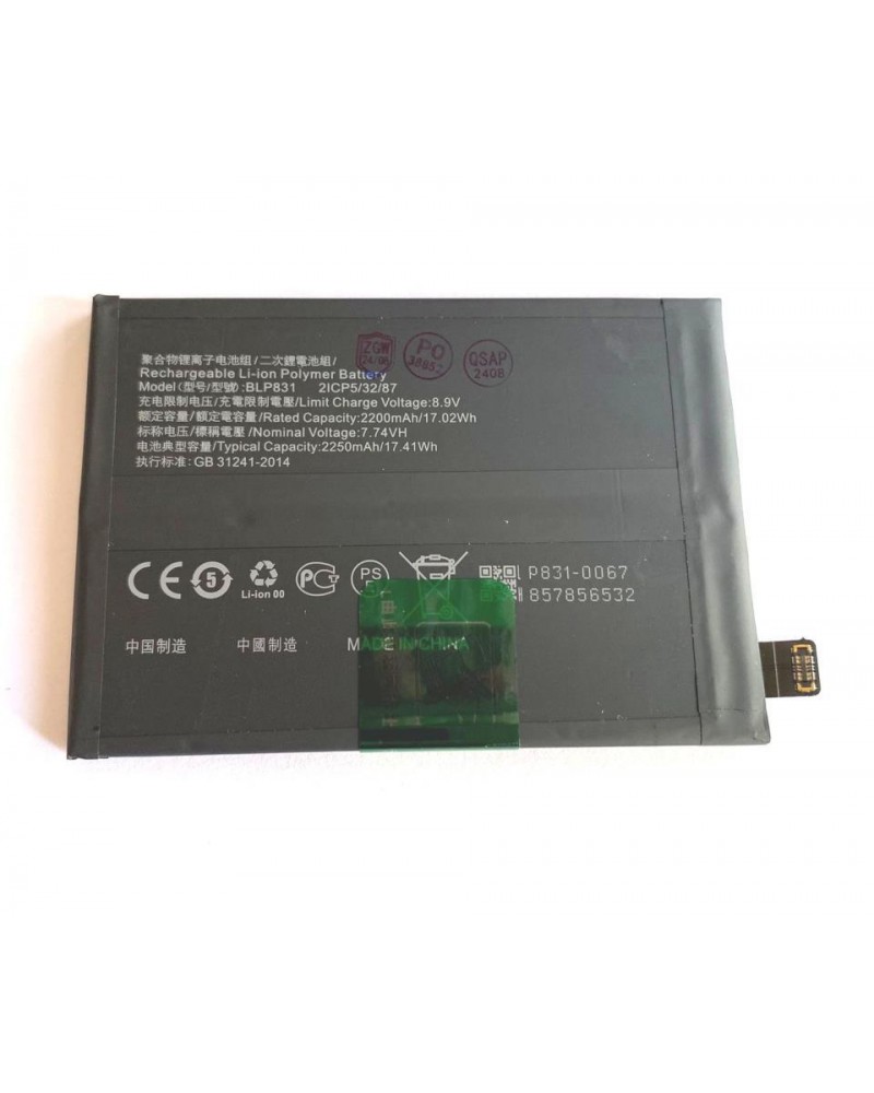 Battery BLP831 for Oppo Find X3 X3 Pro CPH2173 2200 mah