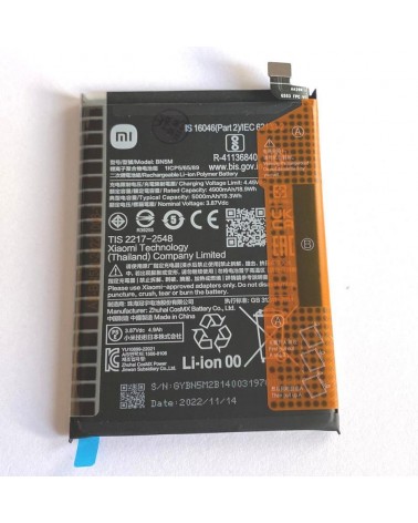 Bateria BN5M para Xiaomi Redmi Note 12 4G 5000mAh - Alta qualidade