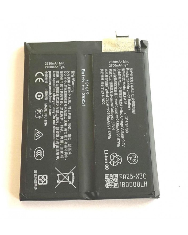 Bateria BLPA25 para OnePlus 12 CPH2583 de 5400 mAh