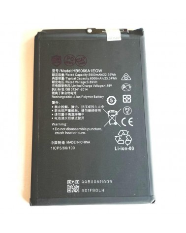 Bateria HB5066A1EGW para Huawei Honor X7a RKY-LX2 6000 mAh