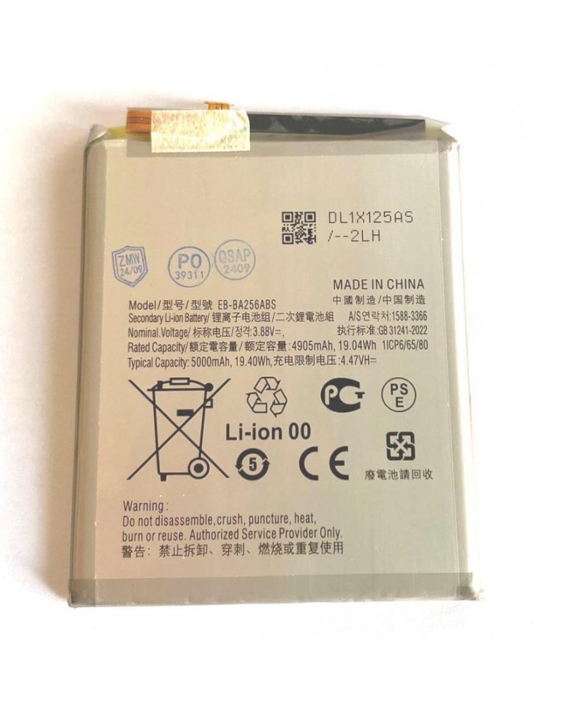 Battery EB-BA256ABS for Samsung Galaxy A25 5G A256 Samsung Galaxy A55 A556 A556