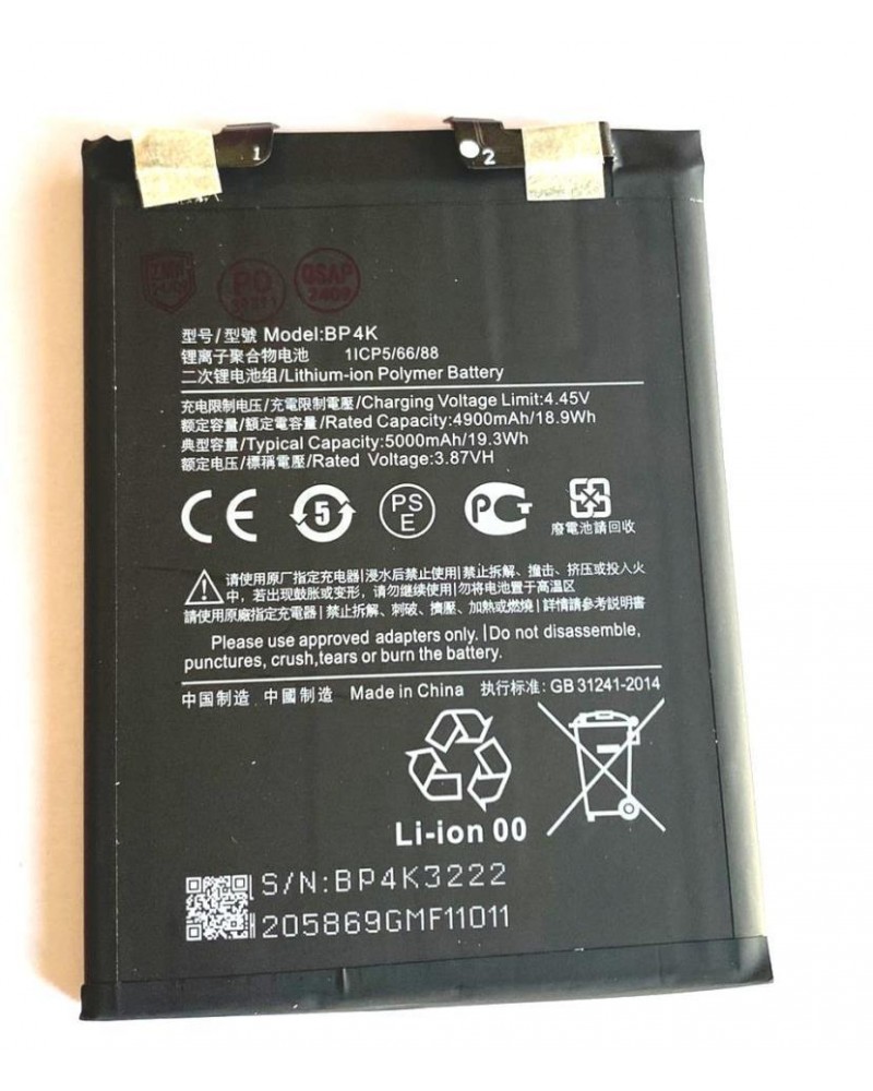 BP4K Battery for Xiaomi Redmi Redmi Note 12 Pro 5G Poco X5 Poco X5 Pro 5000 mAh