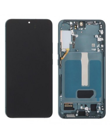 LCD and Touch Screen with Green Frame for Samsung Galaxy S22 Plus S906 SM-S906B Oled Quality