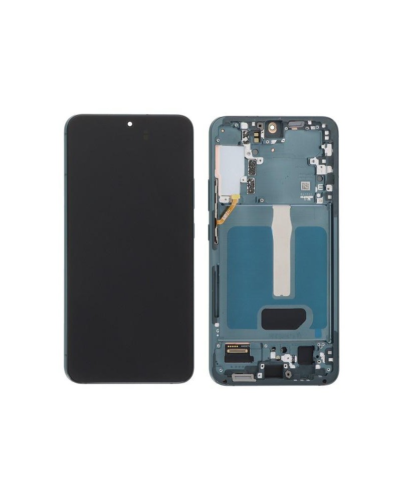 LCD and Touch Screen with Green Frame for Samsung Galaxy S22 Plus S906 SM-S906B Oled Quality