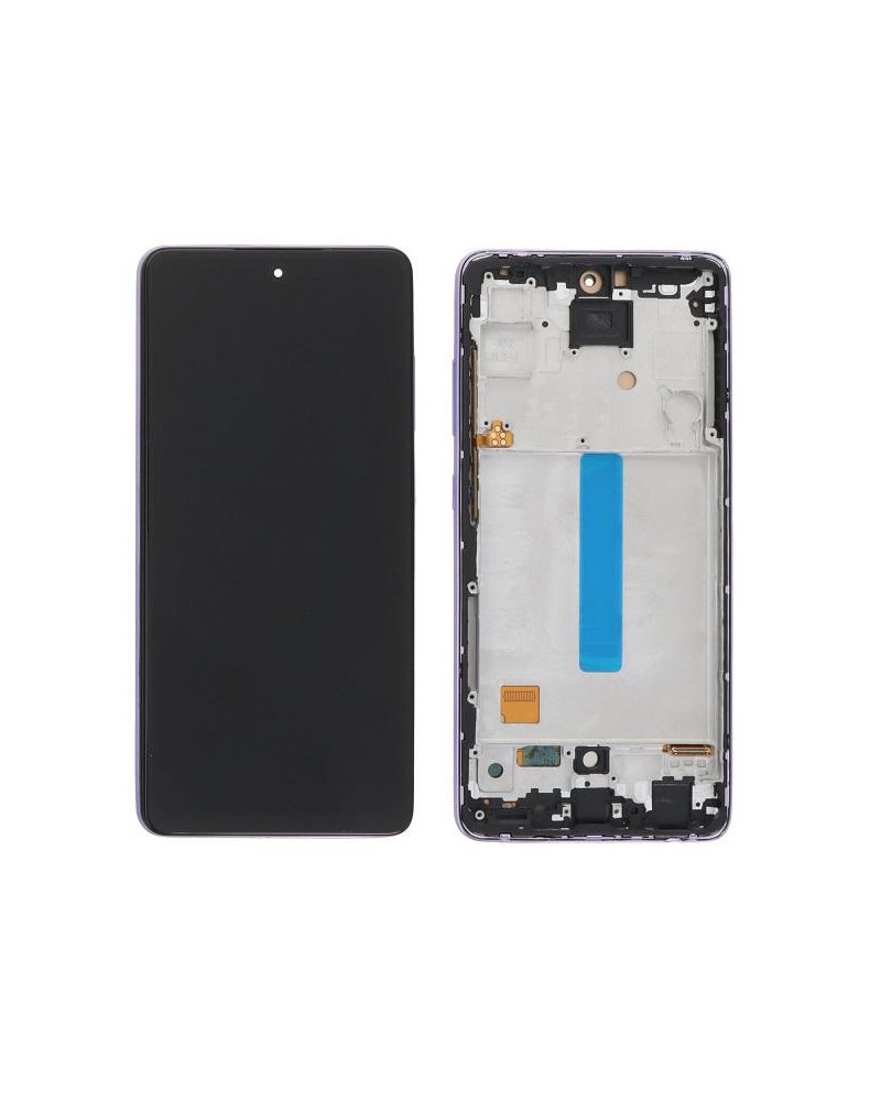 LCD and Touch Screen with Lila Purple Frame for Samsung Galaxy A52 5G A526 A526B Quality Incell