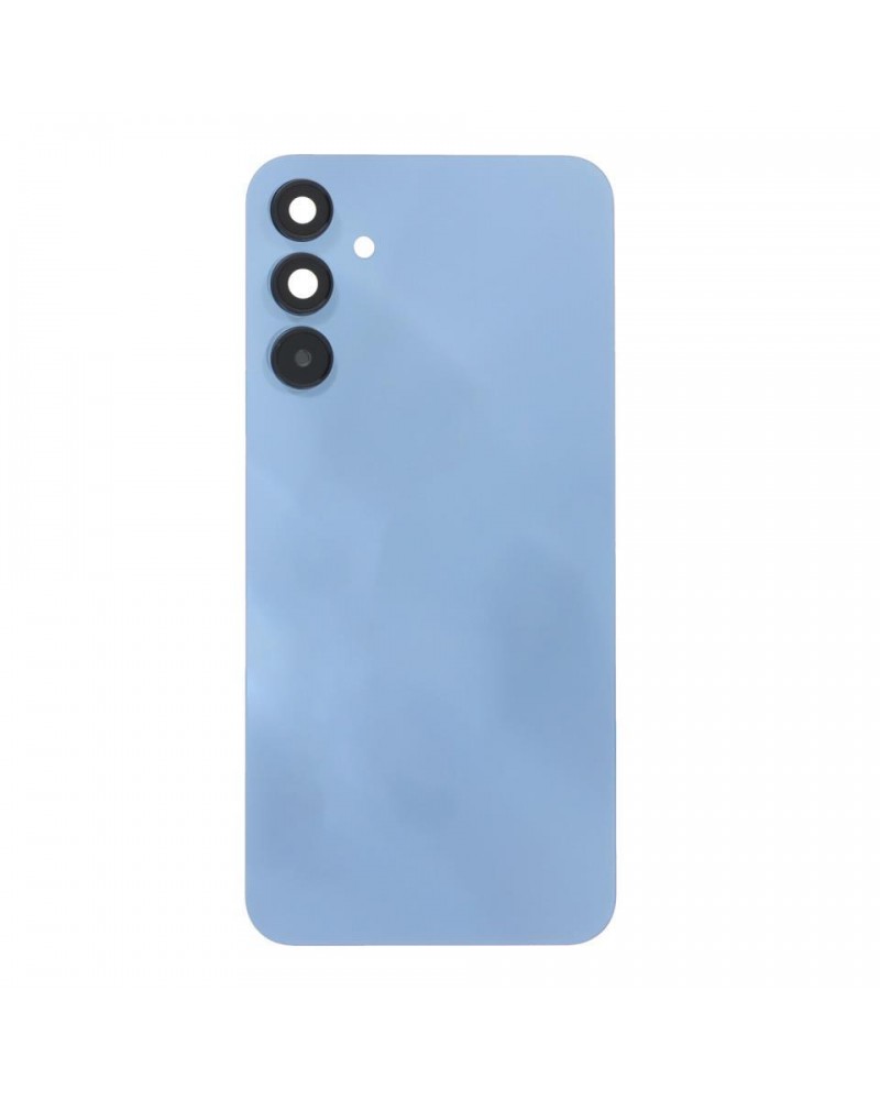 Tampa traseira e lente da câmara para Samsung Galaxy A15 4G A155 A155 A155 A155 5G A156 - Azul